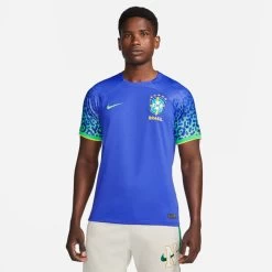 Nike Brasilien 22 Auswärtstrikot Blau