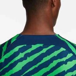 Nike Brasilien Dri-FIT Pre-Match Fussballoberteil Blau/grün -Pro Sport Verkauf nike brasilien dri fit pre match fussballoberteil blau gruen4