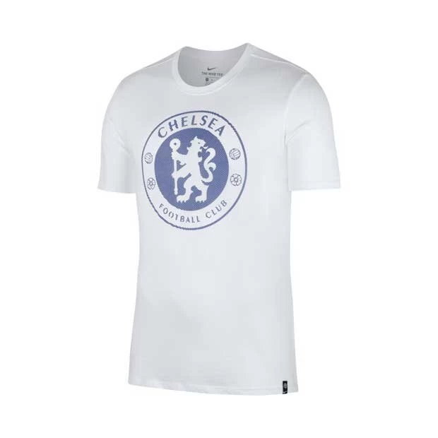 Nike Chelsea FC Crest T-Shirt Weiß 3 Nike Chelsea FC Crest T-Shirt Weiß