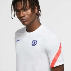 Nike Chelsea FC Strike Kurzarm-Fussballoberteil Weiß -Pro Sport Verkauf nike chelsea fc strike kurzarm fussballoberteil weiss3