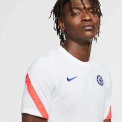 Nike Chelsea FC Strike Kurzarm-Fussballoberteil Weiß -Pro Sport Verkauf nike chelsea fc strike kurzarm fussballoberteil weiss4
