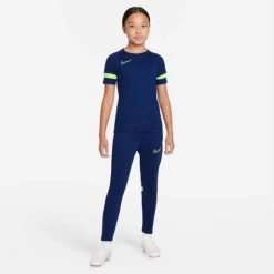Nike Dri-FIT Academy 21 Trainingshose Kinder Blau/neongrün -Pro Sport Verkauf nike dri fit academy 21 trainingshose kinder blau neongruen6