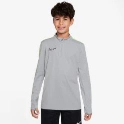 Nike Dri-Fit Academy Fussballoberteil Kinder Grau/gelb 19 Nike Dri-Fit Academy Fussballoberteil Kinder Grau/gelb -Pro Sport Verkauf nike dri fit academy 23 langarm fussballoberteil kinder grau neongelb 3