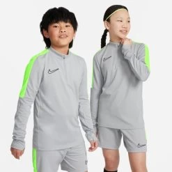 Nike Dri-FIT Academy 23 Langarm-Fußballoberteil Kinder Grau/neongelb -Pro Sport Verkauf nike dri fit academy 23 langarm fussballoberteil kinder grau neongelb3