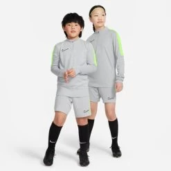 Nike Dri-FIT Academy 23 Langarm-Fußballoberteil Kinder Grau/neongelb -Pro Sport Verkauf nike dri fit academy 23 langarm fussballoberteil kinder grau neongelb5