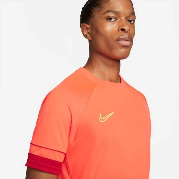 Nike Dri-Fit Academy T-Shirt Orange/rot 6 Nike Dri-Fit Academy T-Shirt Orange/rot – Bild 4