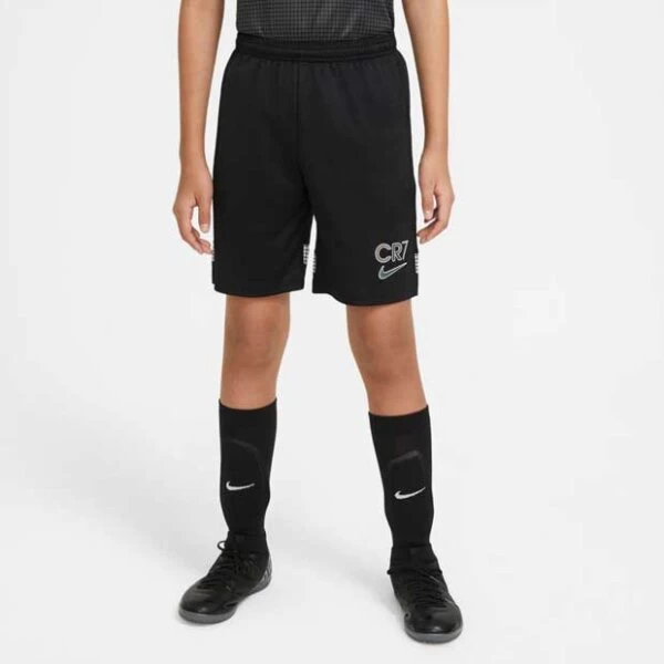 Nike Dri-Fit CR7 Shorts Kinder Schwarz/weiß 5 Nike Dri-Fit CR7 Shorts Kinder Schwarz/weiß – Bild 3