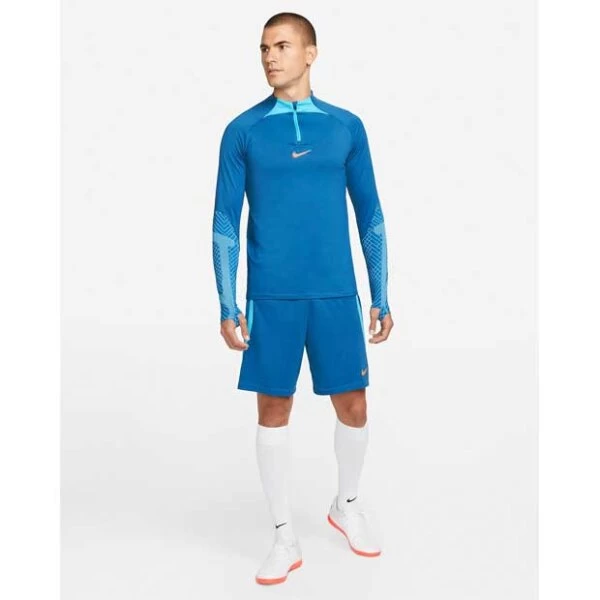 Nike Dri-FIT Strike Langarm-Fussballoberteil Blau 8 Nike Dri-FIT Strike Langarm-Fussballoberteil Blau – Bild 6