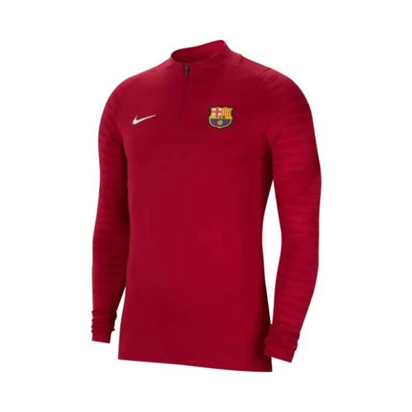 Nike FC Barcelona Strike Langarm-Fussballoberteil Dunkelrot 4 Nike FC Barcelona Strike Langarm-Fussballoberteil Dunkelrot – Bild 2