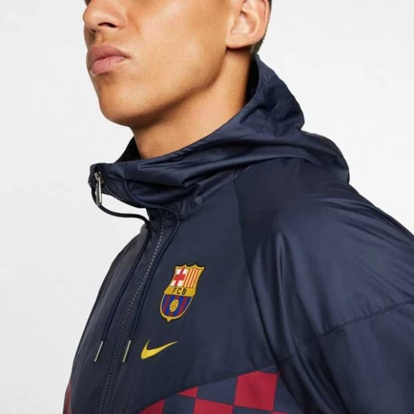 Nike FC Barcelona Windrunner Blau/rot 7 Nike FC Barcelona Windrunner Blau/rot – Bild 5