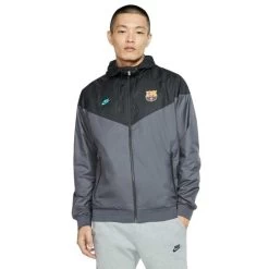 Nike FC Barcelona Windrunner Grau
