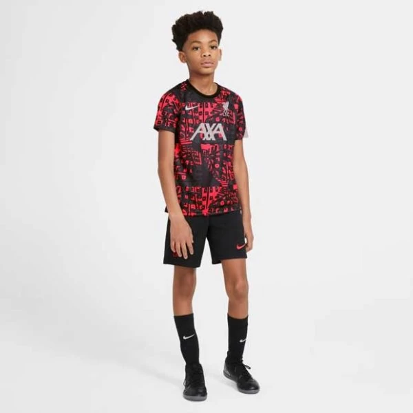 Nike FC Liverpool Dri-FIT Pre-Match Fussballoberteil Kinder 9 Nike FC Liverpool Dri-FIT Pre-Match Fussballoberteil Kinder – Bild 7