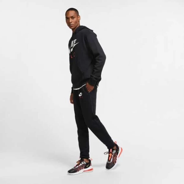 Nike FC Liverpool Fleece Hose Schwarz/weiß 9 Nike FC Liverpool Fleece Hose Schwarz/weiß – Bild 7