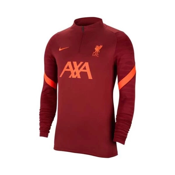 Nike FC Liverpool Strike Langarm-Fußballoberteil Rot/schwarz 9 Nike FC Liverpool Strike Langarm-Fußballoberteil Rot/schwarz – Bild 7