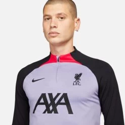 Nike FC Liverpool Strike Langarm-Fussballoberteil Violett -Pro Sport Verkauf nike fc liverpool strike langarm fussballoberteil violett3