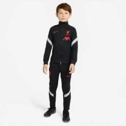 Nike FC Liverpool Strike Trainingsanzug Kinder Schwarz/grau -Pro Sport Verkauf nike fc liverpool strike trainingsanzug kinder schwarz grau3