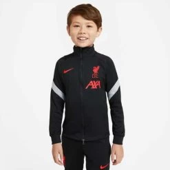 Nike FC Liverpool Strike Trainingsanzug Kinder Schwarz/grau -Pro Sport Verkauf nike fc liverpool strike trainingsanzug kinder schwarz grau5