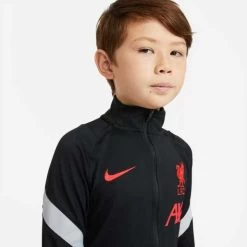 Nike FC Liverpool Strike Trainingsanzug Kinder Schwarz/grau -Pro Sport Verkauf nike fc liverpool strike trainingsanzug kinder schwarz grau8