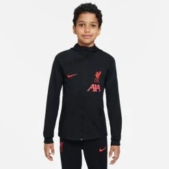 Nike FC Liverpool Strike Trainingsanzug Kinder Schwarz/rot -Pro Sport Verkauf nike fc liverpool strike trainingsanzug kinder schwarz rot3