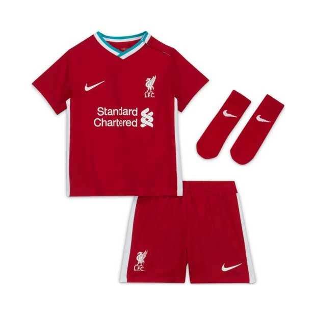 Nike FC Liverpool Trikot-Set 2020/2021 Babys Rot 3 Nike FC Liverpool Trikot-Set 2020/2021 Babys Rot