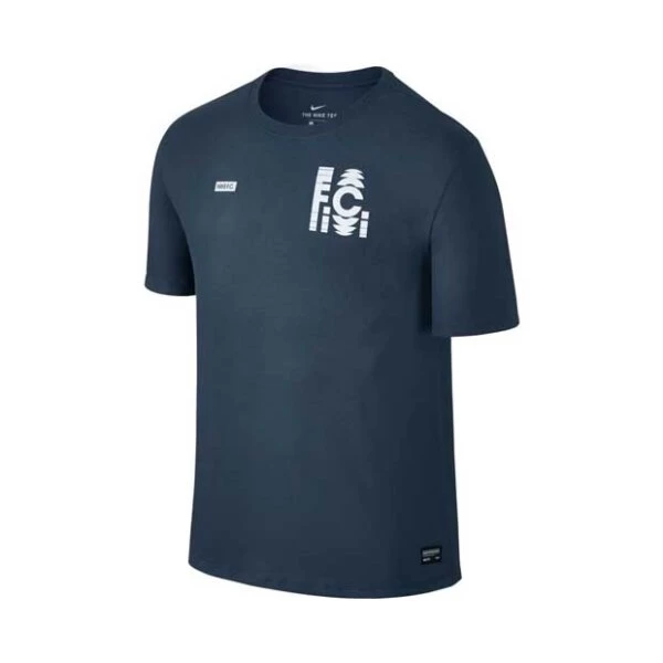 Nike F.C. Tee Blau/weiß 4 Nike F.C. Tee Blau/weiß – Bild 2