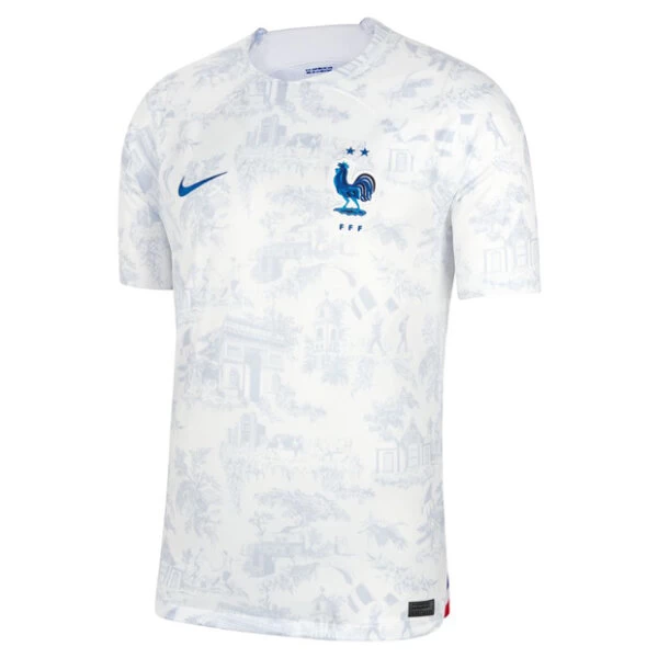 Nike Frankreich 22 Auswärtstrikot Weiß 4 Nike Frankreich 22 Auswärtstrikot Weiß – Bild 2
