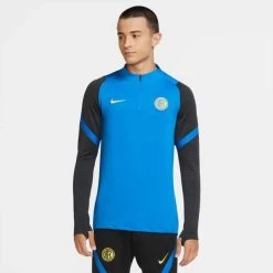 Nike Inter Mailand Strike Langarm-Fussballoberteil Blau
