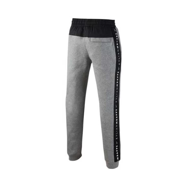Nike Kylian Mbappe Hybrid Fleece Hose Kinder Grau/schwarz 5 Nike Kylian Mbappe Hybrid Fleece Hose Kinder Grau/schwarz – Bild 3