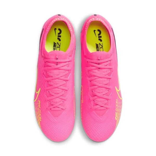 Nike Mercurial Air Zoom Vapor 15 Elite AG Kunstrasenschuh Pink/neongelb 7 Nike Mercurial Air Zoom Vapor 15 Elite AG Kunstrasenschuh Pink/neongelb – Bild 5