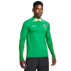 Nike Nigeria Strike Langarm-Fussballoberteil Grün