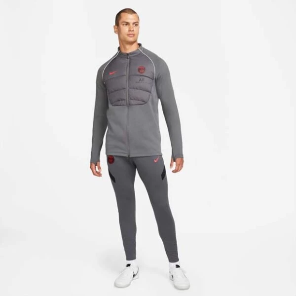 Nike Paris Saint-Germain Therma-FIT Fussballoberteil Grau 10 Nike Paris Saint-Germain Therma-FIT Fussballoberteil Grau – Bild 8
