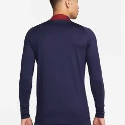 Nike Paris St. Germain Strike Langarm-Fußballoberteil Dunkelblau/rot -Pro Sport Verkauf nike paris st germain strike langarm fussballoberteil dunkelblau rot2