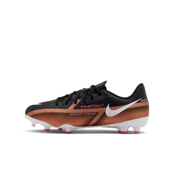 Nike Phantom GT 2 Academy FG Kinderfußballschuh Gold/schwarz 8 Nike Phantom GT 2 Academy FG Kinderfußballschuh Gold/schwarz – Bild 6