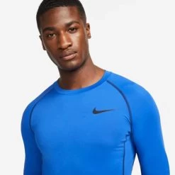Nike Pro Dri-FIT Funktionsshirt Blau 14 Nike Pro Dri-FIT Funktionsshirt Blau -Pro Sport Verkauf nike pro dri fit funktionsshirt blau3