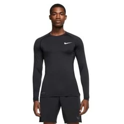 Nike Pro Funktionsshirt Schwarz/weiß