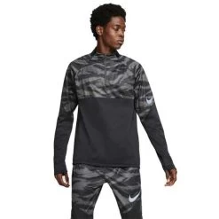 Nike Pro Thermo Funktionsshirt Lang Schwarz -Pro Sport Verkauf nike therma shield strike sweatshirt schwarz grau 5