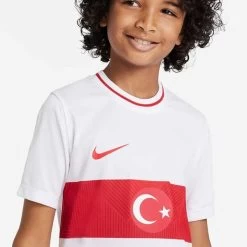 Nike Türkei Dri-FIT Kurzarm-Fussballoberteil Kinder Weiß/rot -Pro Sport Verkauf nike tuerkei dri fit kurzarm fussballoberteil kinder weiss rot3