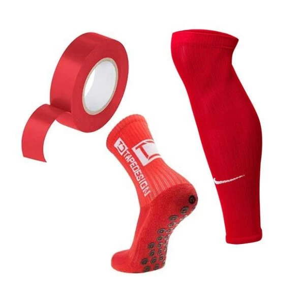 Profi-Set Tapedesign Socke Nike Sleeve Tape Rot 4 Profi-Set Tapedesign Socke Nike Sleeve Tape Rot – Bild 2