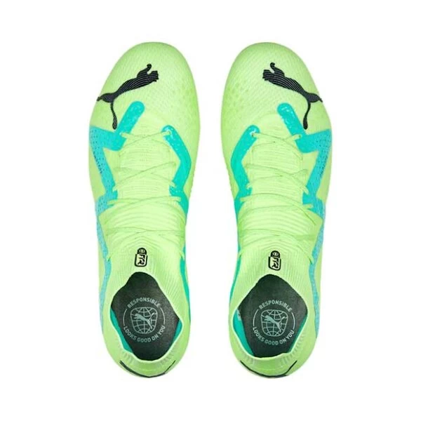 Puma Future Ultimate MxSG Stollenschuh Neongelb/türkis 9 Puma Future Ultimate MxSG Stollenschuh Neongelb/türkis – Bild 7