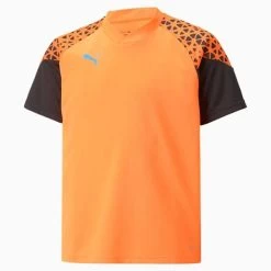 Puma IndividualCUP Kurzarm-Top Kinder Orange/schwarz -Pro Sport Verkauf puma individualcup kurzarm top kinder orange schwarz 1