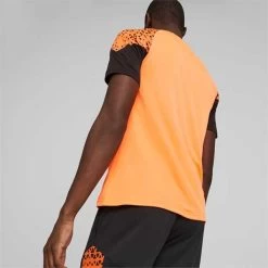 Puma IndividualCUP Kurzarm-Top Orange/schwarz -Pro Sport Verkauf puma individualcup kurzarm top orange schwarz5