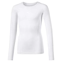 Puma LIGA Baselayer Langarm-Funktionsshirt Kinder Weiß